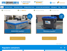 Tablet Screenshot of afvalcontainershop.nl